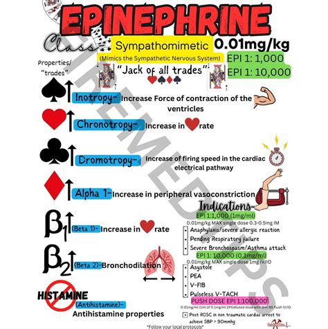 paramedic flash drug card.